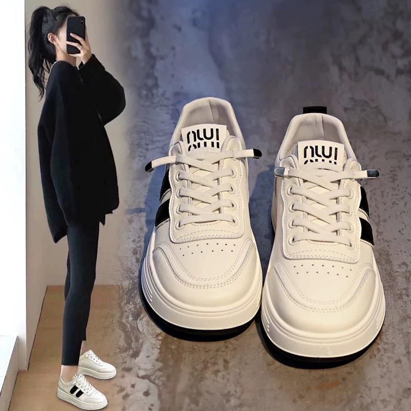 thick-soled women's new autumn versatile sports and leisure shoes women's flat-soled single shoes