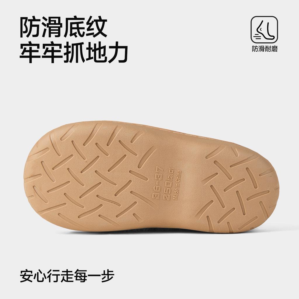 Autumn new cute groundhog cotton slippers warm and non-slip indoor and outdoor wear non-slip warm fluffy slippers