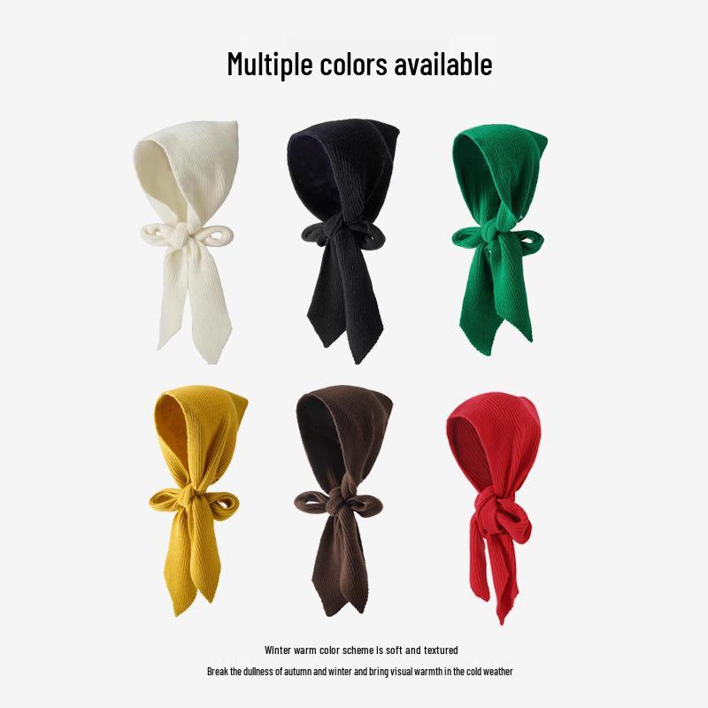 Women's Knitted Hat & Scarf: Japanese and Korean Style Collar & Shawl for Autumn/Winter