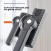 Insurance Crescent Lock Bidirectional Adjustable Left and Right Push Pull Plastic Steel Doors and Windows Anti Theft Lock