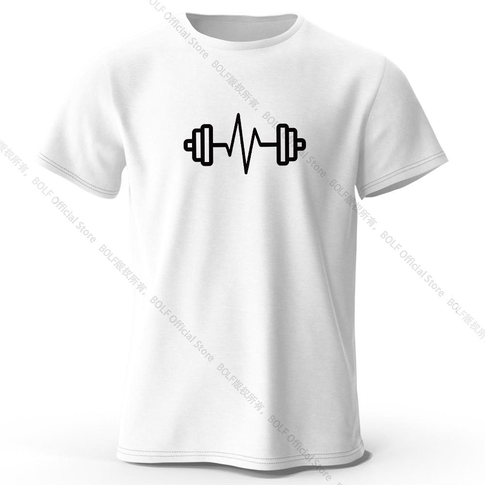 

Men s Fitness T-Shirt 100% Cotton Oversized Sporty Tees Fashion Summer Soft Breathable Sweat-Absorbent Durable Tops Gym Wear L