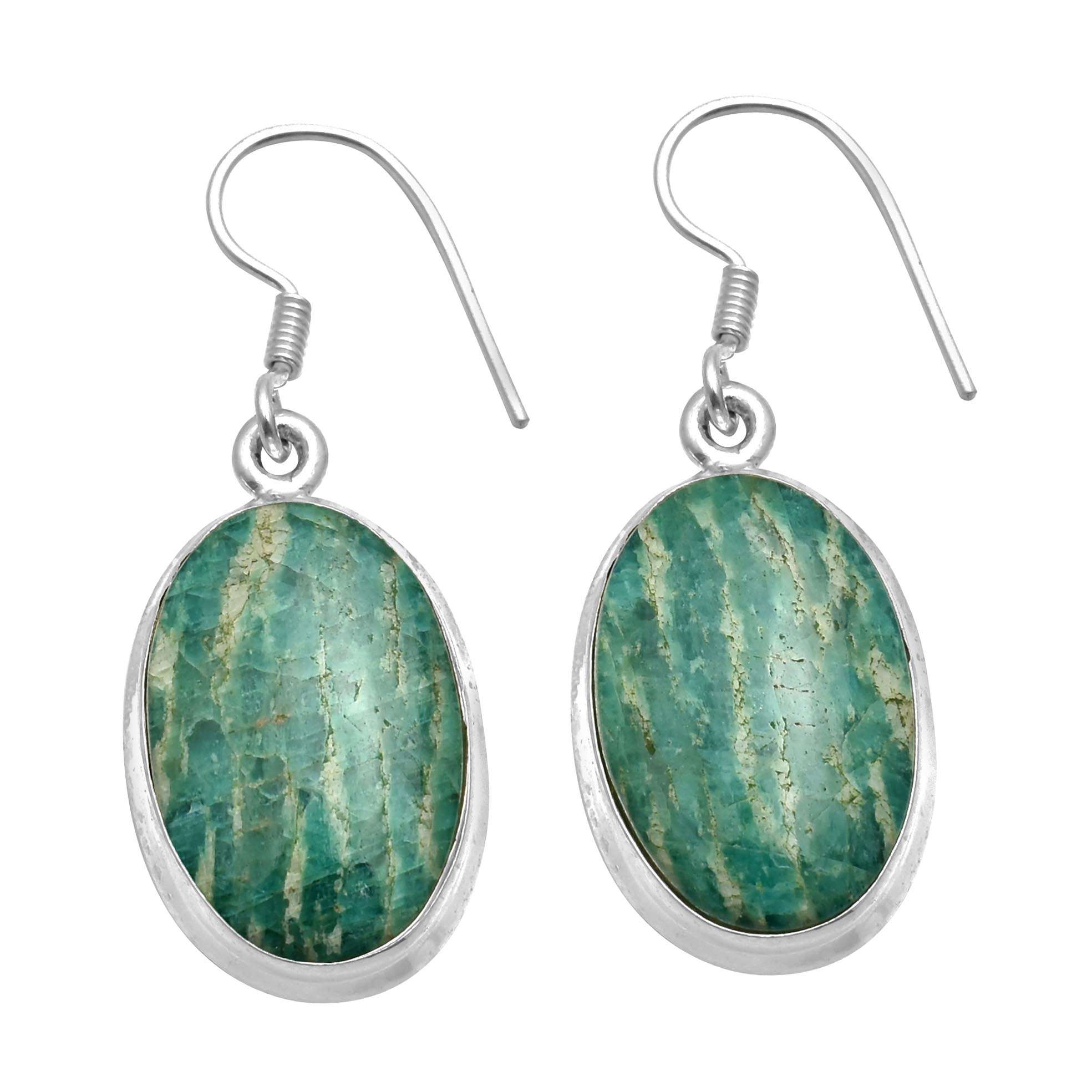 

Dendrite Opal Gemstone Earrings Solid 925 Sterling Silver Handmade Earrings Jewelry Gift For Women And Girls E-3310