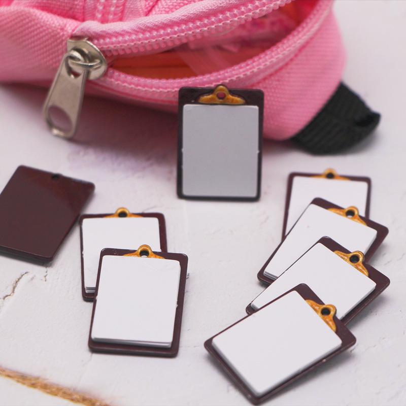 Miniature Dollhouse White Paper Writing Board for BJD Dolls