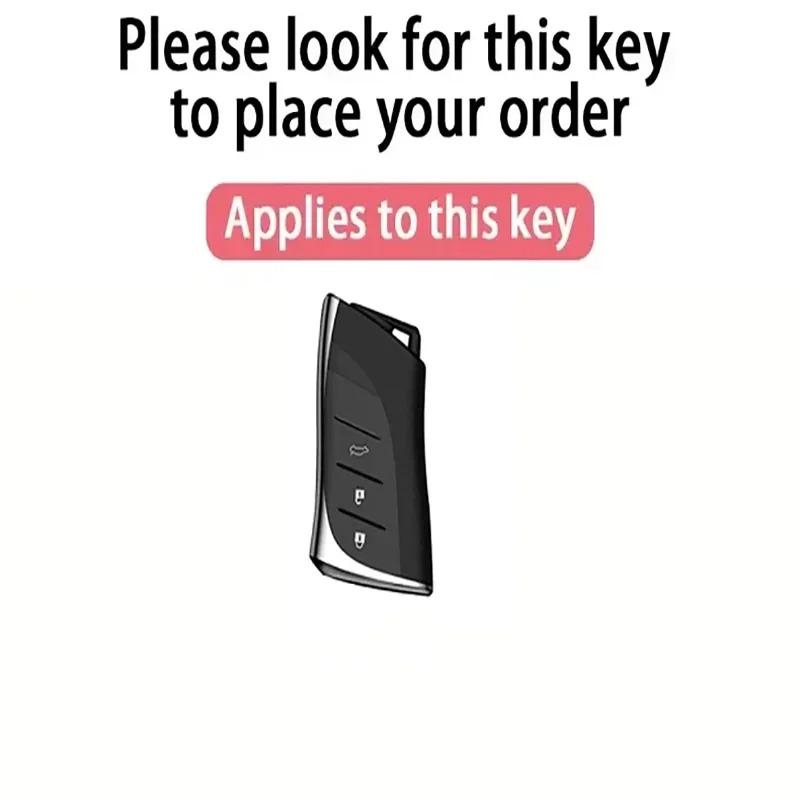For Lexus Car Keycase Es200 Rx300 Nx200 Ux260H Es300H Is250 Keycover Keyshell Keychain Cars Accessories Keyring Car Key Case