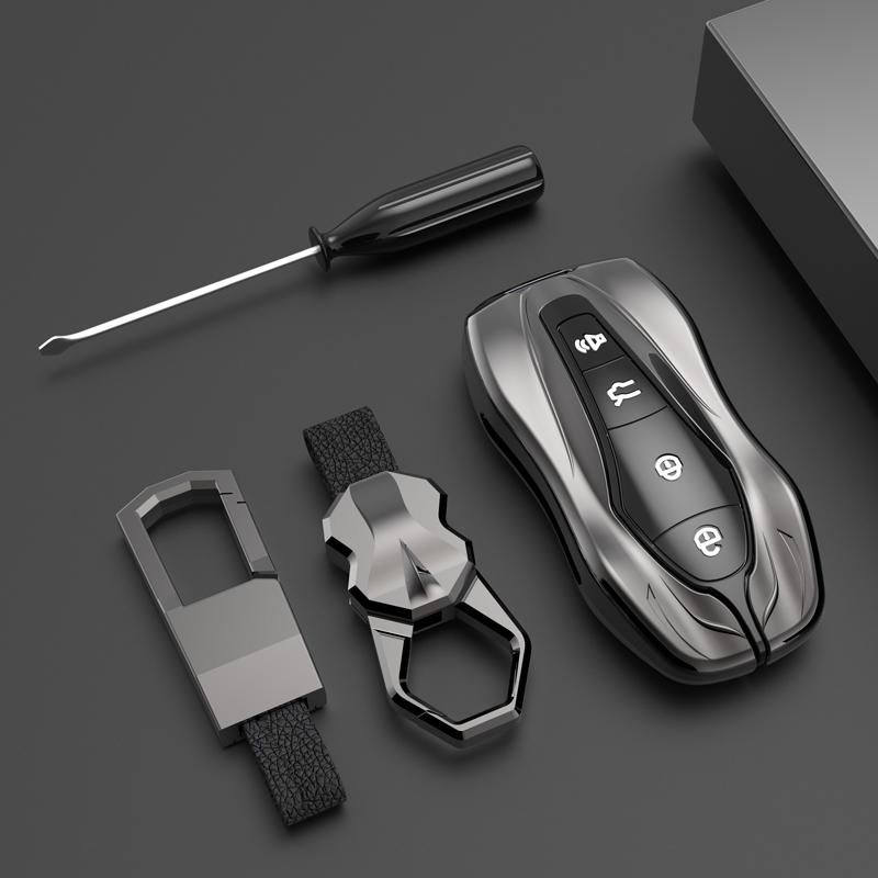New Car Remote Key Case Cover Keychain for Geely Azkarra Tugella FY11 2019 2020 Atlas Pro New Emgrand GS X6 SUV EC7 Keychain