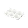 DIY Serving Dish Boiled Egg Ceramic Porcelain Egg Holder Eggs Tray Egg Stand Storage Rack