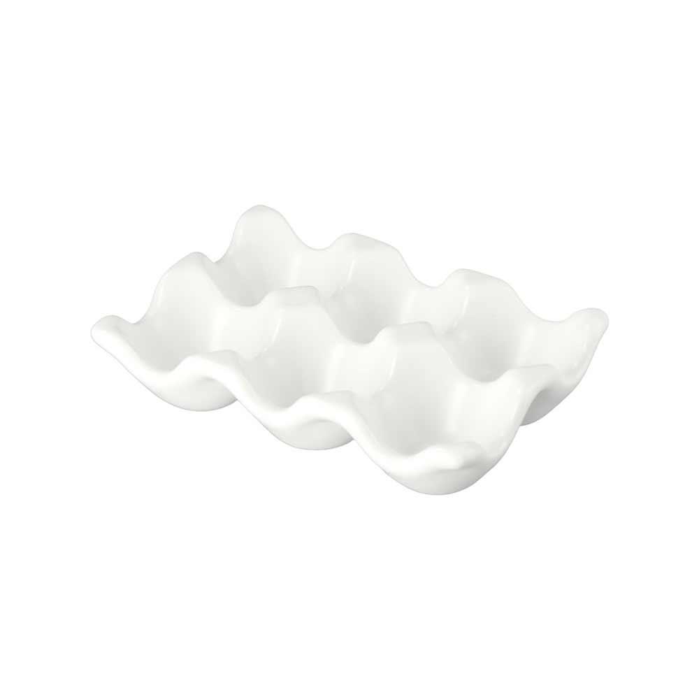 DIY Serving Dish Boiled Egg Ceramic Porcelain Egg Holder Eggs Tray Egg Stand Storage Rack