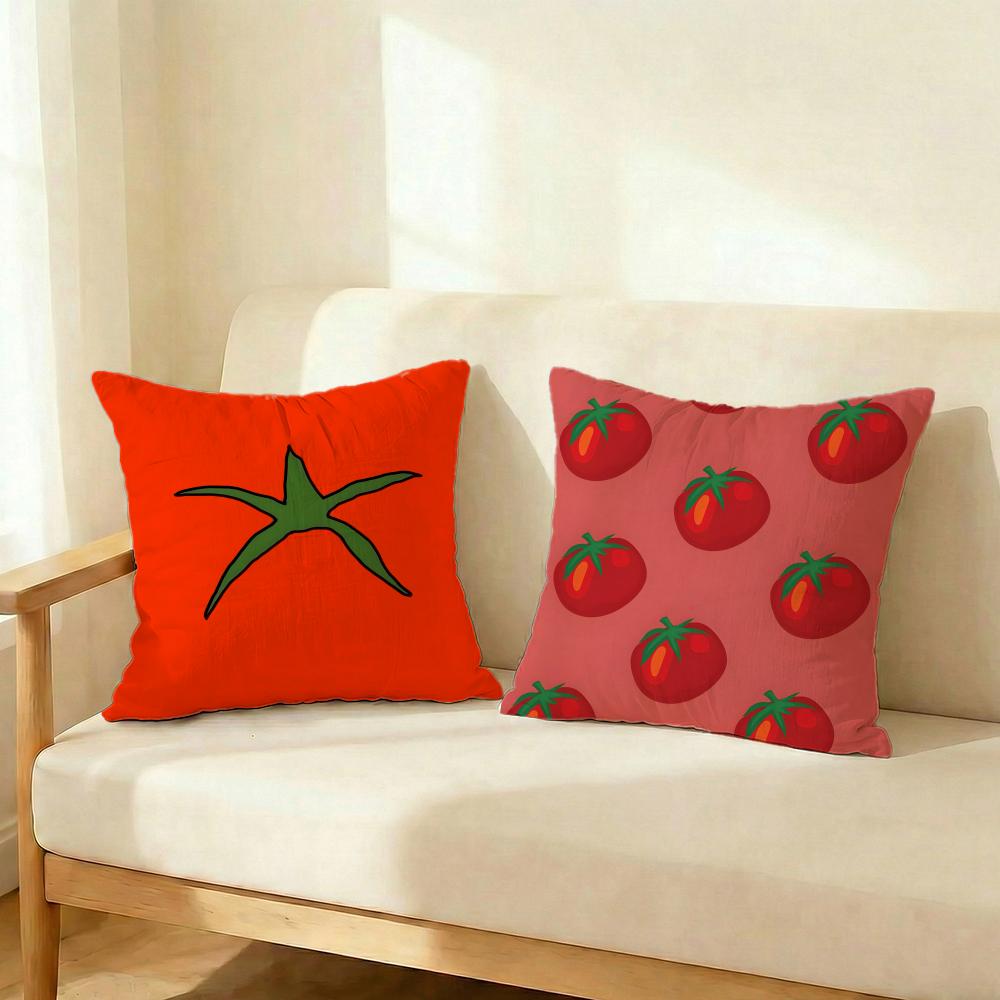 Print Pattern Tomato Print Cushion Cover Decorative Cushions Covers Cover Sofa X Pillow Piece X X Pillowcase