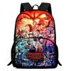 Stranger Things Printed Backpack Stranger Things5 Student School Bag Cartoon Lightweight Front Bag Backpack