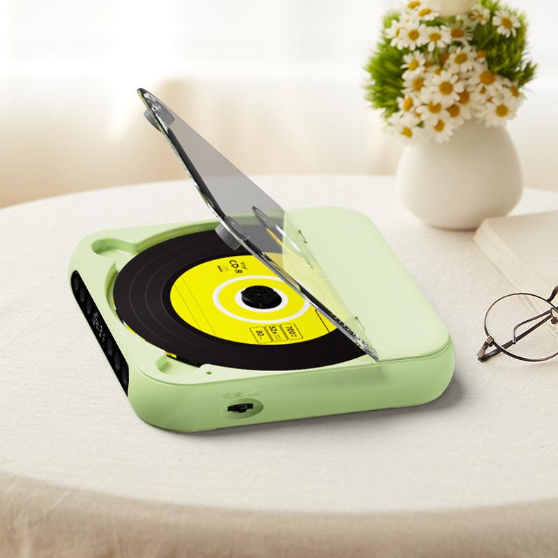 New Bluetooth Portable Mini CD Player - Stylish and Compact Walkman for Students