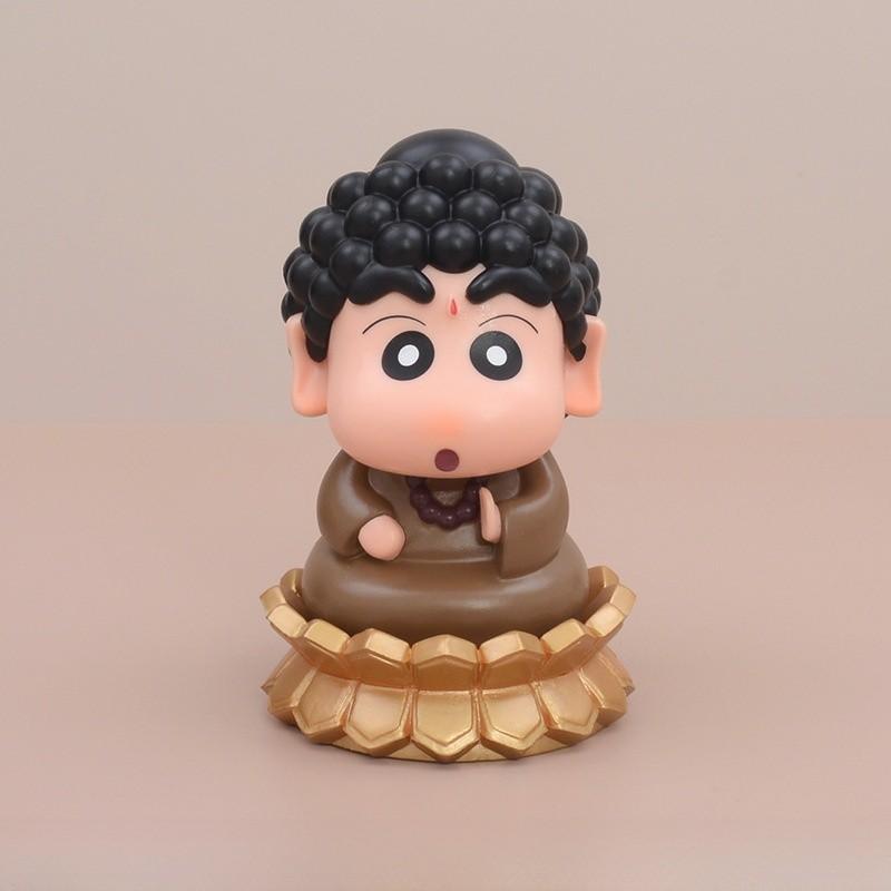 Crayon Shin Chan Model Ornament With Sakyamuni Design For Home Display