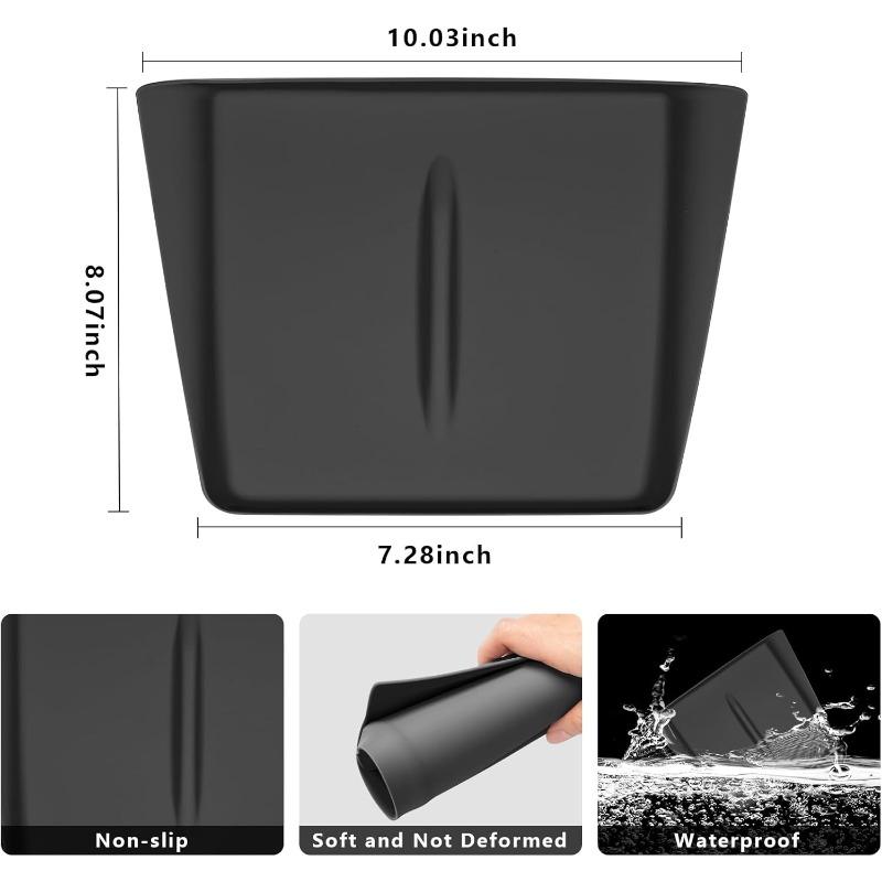 Xiaomi New Durable Anti Slip Silicone Wireless Charging Pad Mat For Tesla Model Y Juniper 2025 2026 Center Console Car Accessories