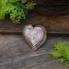 New enamel three-layer love magnetic brooch women's fashion versatile heart-shaped multi-functional badge