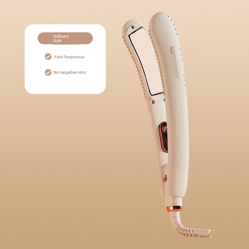 

High Cranial Top Hair Straightener, Pea-Shaped Magic Tool, Negative Ion, Non-Damaging, Long-Lasting Styling, Hair Root Volumizing Curling Iron, Bangs [Basic Model]