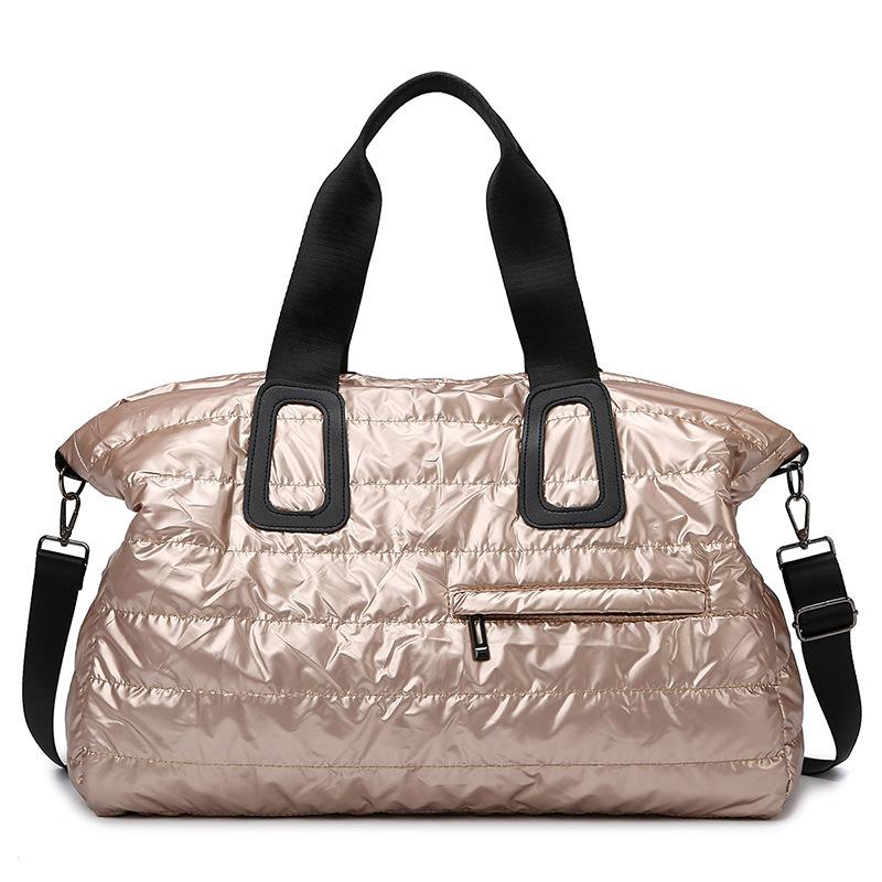 Fitness Bag Women's Cotton Clothing Bag Dry and Wet Separation Waterproof Swimming Bag Yoga Portable Shoulder Travel Duffel Bag