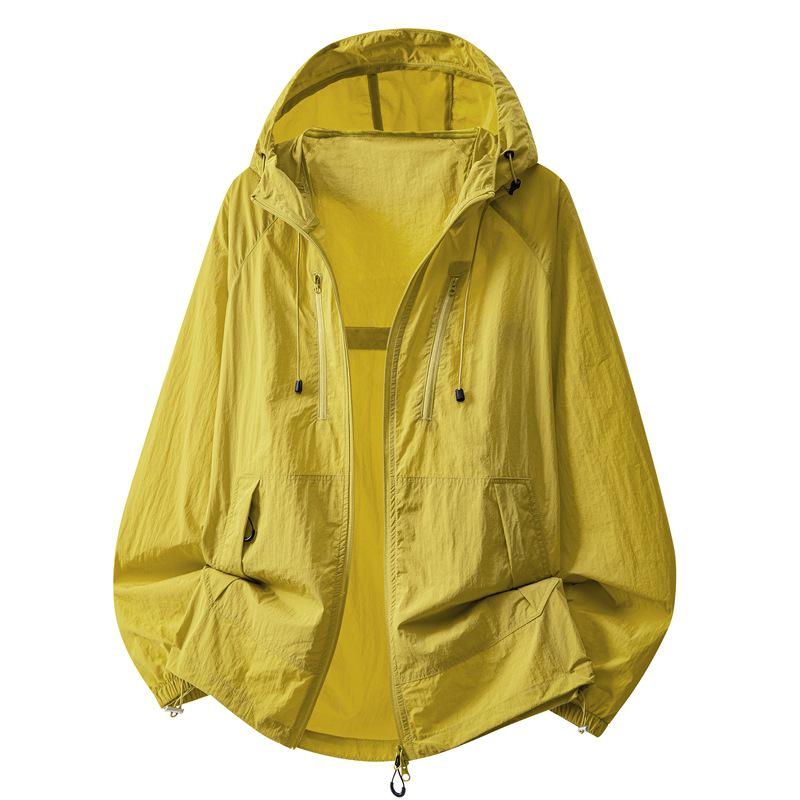 Unisex UPF50+ Ice Silk Sun Protection Hooded Jacket - Lightweight, Breathable, Summer Outerwear