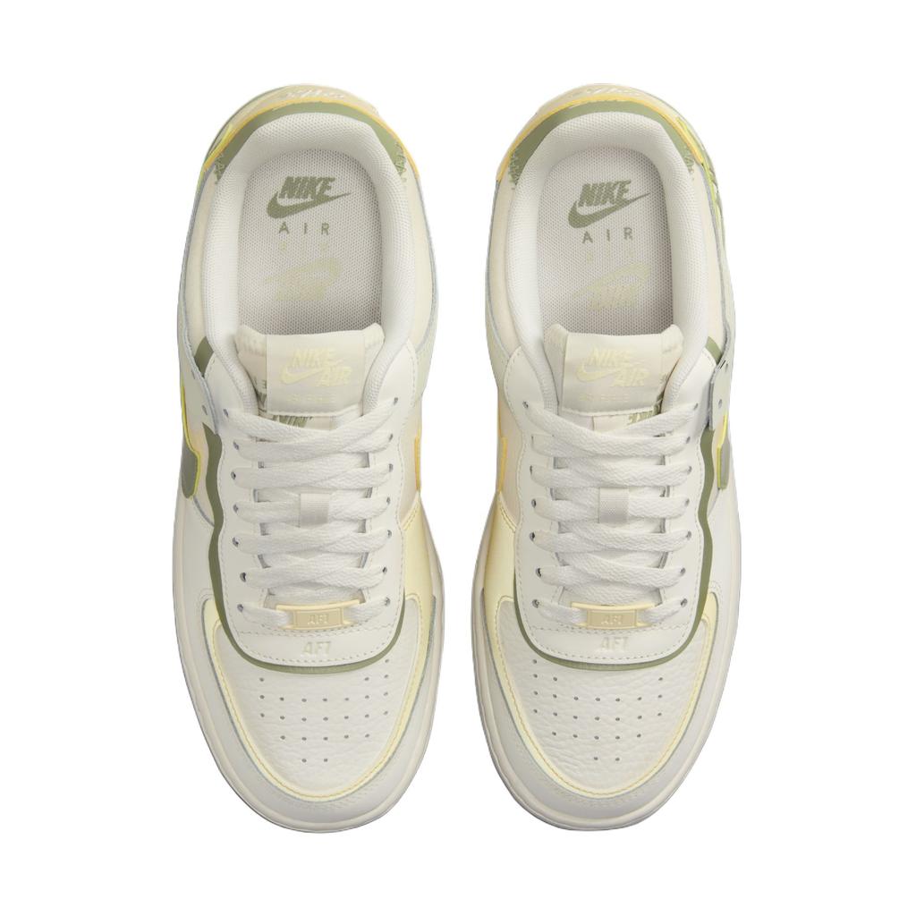 Nike Air Force 1 Shadow Pale Ivory Oil Green Women Sneakers Cream Sail Alabaster FN6335-101