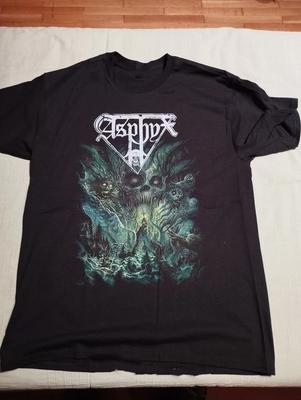 New Popular Asphyx Band Black T-Shirt Cotton Full Size S-5XL Unisex T-Shirt