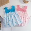 2026 Baby Girls Sleeveless Dress Cute Love Print Princess Kids Casual Party