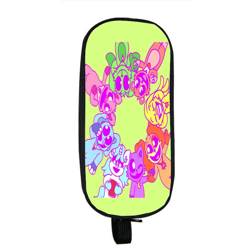 

Улыбающийся пенал с изображением зверька, милый аниме-мультфильм, коробка для канцелярских принадлежностей для детей начальной школы, модная сумка для ручек 20