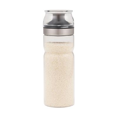 CB Japan Rice Storage 1kg Includes Measuring Side Pocket Airtight Rice Storage 1kg Atomic Container, Refrigerator-Friendly, Capacity, Cup,