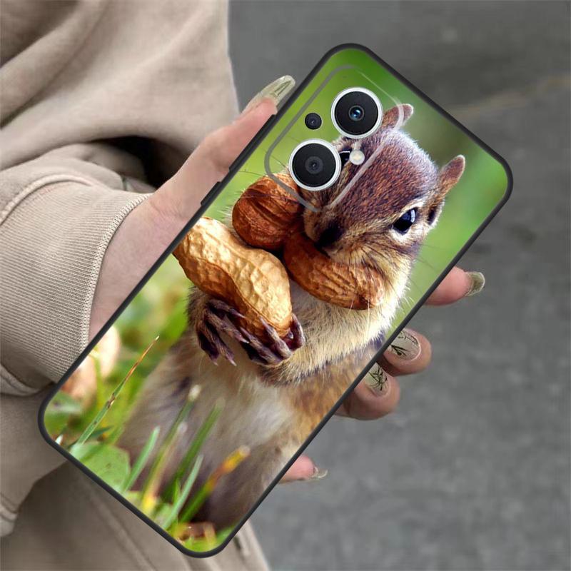Squirrel Cute Animals Case For OPPO Reno 8T 13F 14F 12F 11F 10 12 13 14 Pro 7 8 Lite OPPO Find X8 X6 X9 Pro Cover