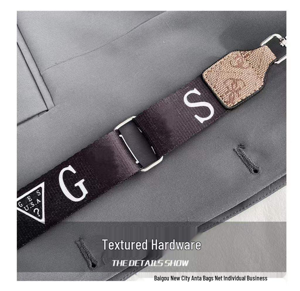 Women's Crossbody Camera Bag with Wide Shoulder Strap - Fashionable 2025 Letter Design