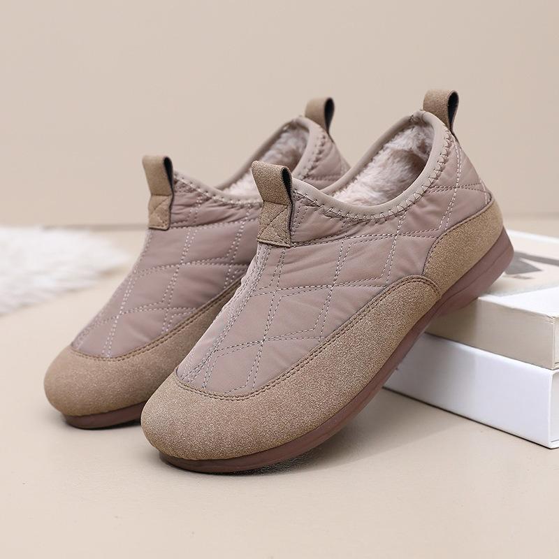 Women s Soft-soled Shoes, One-step Fleece Warm Shoes, Casual, Comfortable and Lazy Cotton Shoes 35