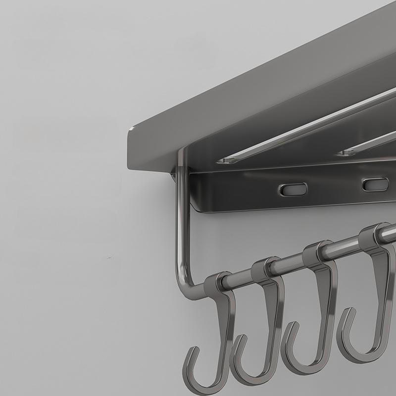 Bathroom Corner Storage Rack Punch-Free Toilet Alumimum Organization Storage Shelves for Wall Toiletries Shower Accessories New