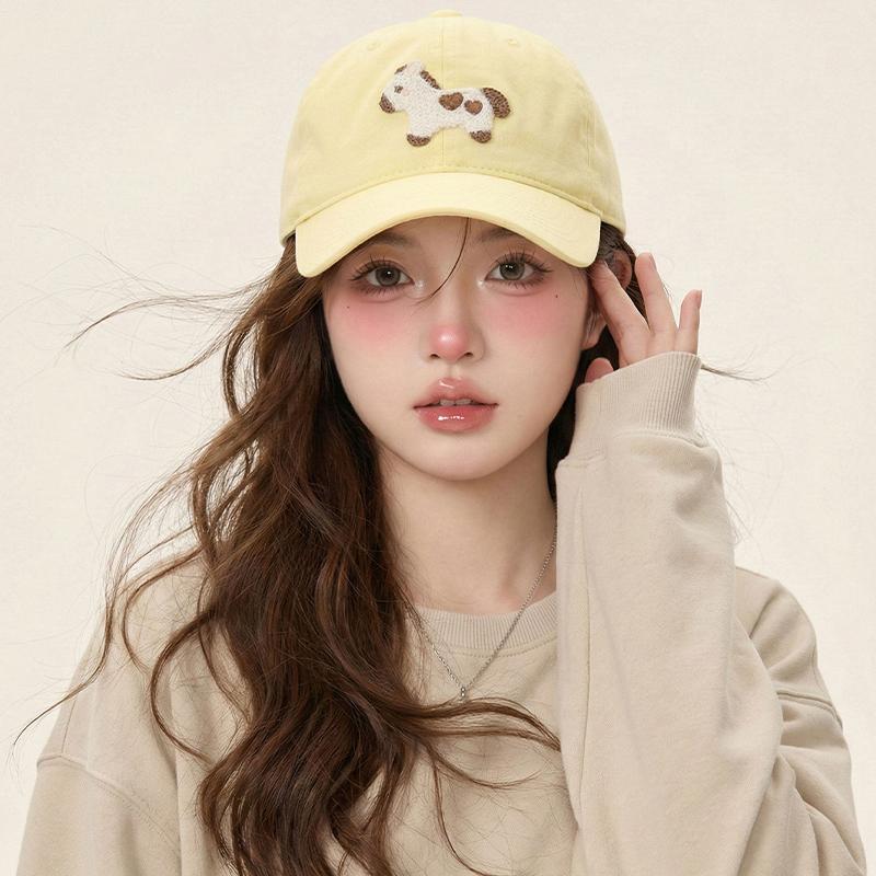 Korean Cute Pony Embroidered Baseball Cap Fashion Versatile Baseball Cap For Women Men