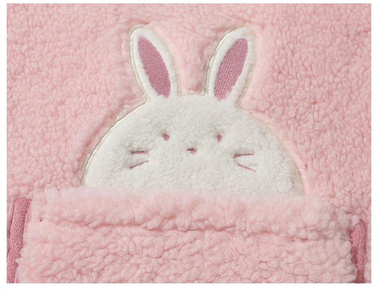 Suéter Chaleco de Punto Forrado de Polar para Niñas Invierno 2025