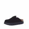 Birkenstock Papillio by Boston Chunky Level Suede Leather Size 37 1028317 and 1028402 Clogs, (24.0cm), Narrow, Black,