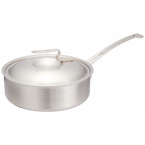 

New King Denji Shallow Saucepan (with measuring scale) 24cm