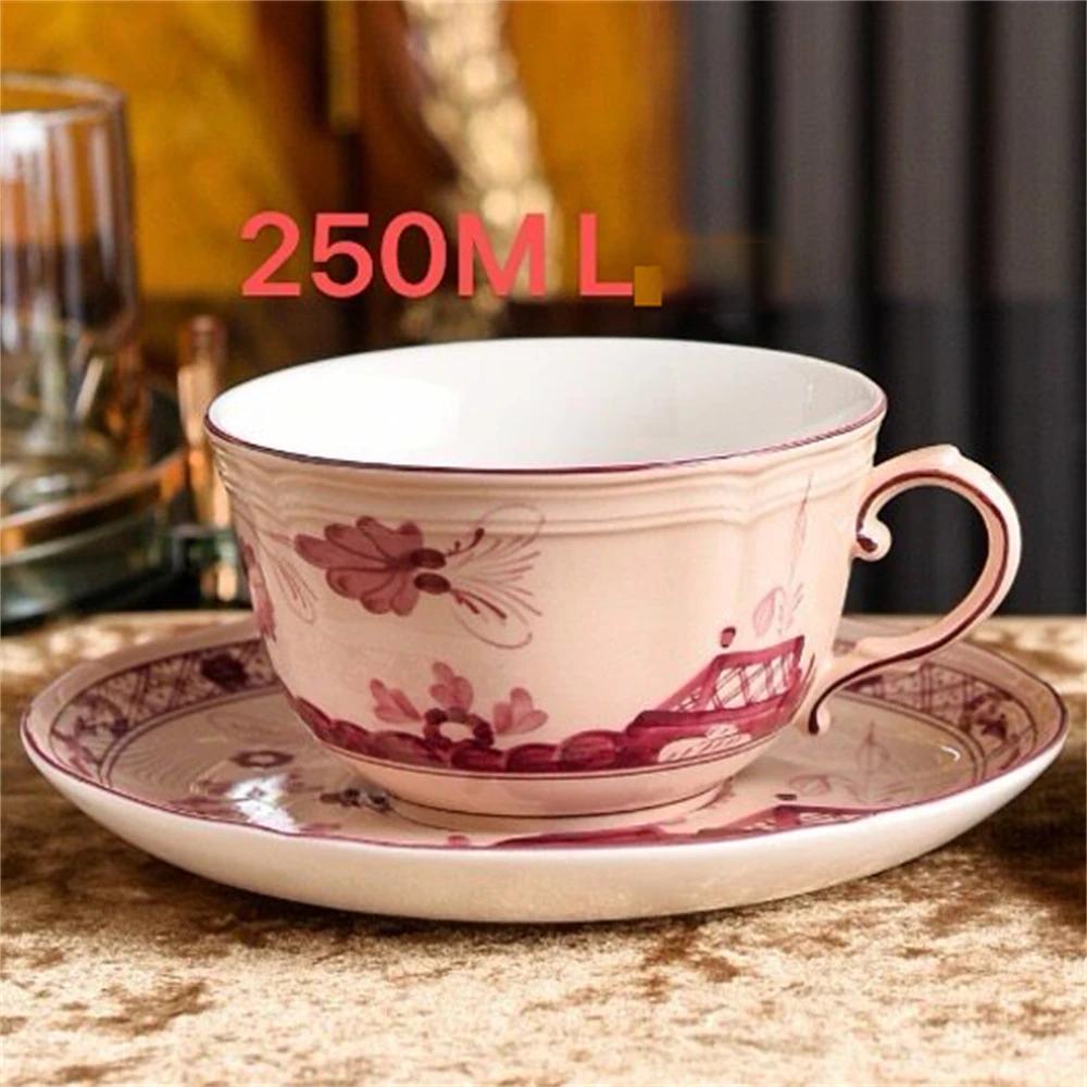 Home Furnishings Ceramic Cups And Plates Afternoon Tea Set Coffee Cups Restaurant Kitchen Supplies Gift Box 111ML/111mL