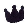 12Pcs Puffy Soft Teddy Plush Padded Patches Crown Appliques For DIY Clothes, Crafts, Hat, Bag, Woolen Gloves, Socks Decor