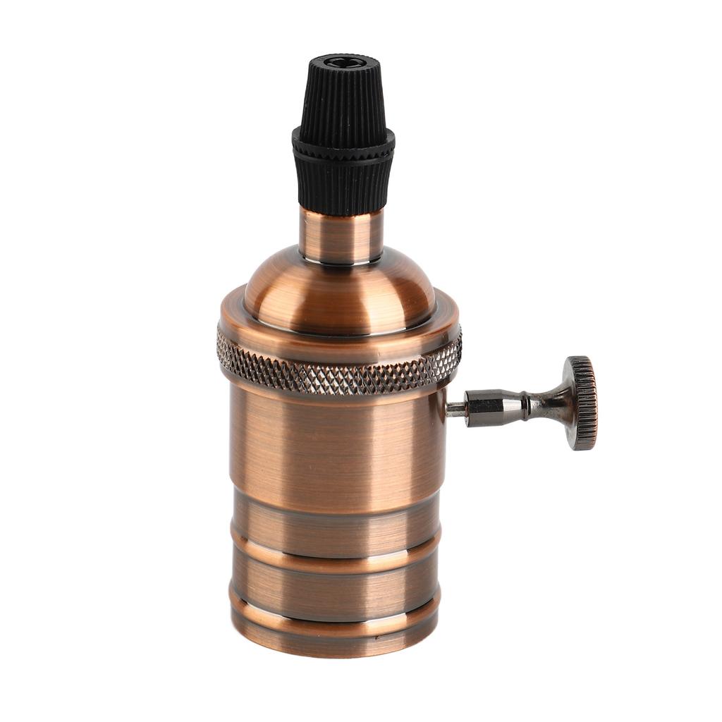 Retro Style E27 Lamp Base Lamp Holder with Switch Pendant Light Accessories
