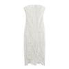 Kaslead New Arrival Women's Clothing Fashion Style Fashion Minimalist Silm Lace Tube Top Sexy Dress