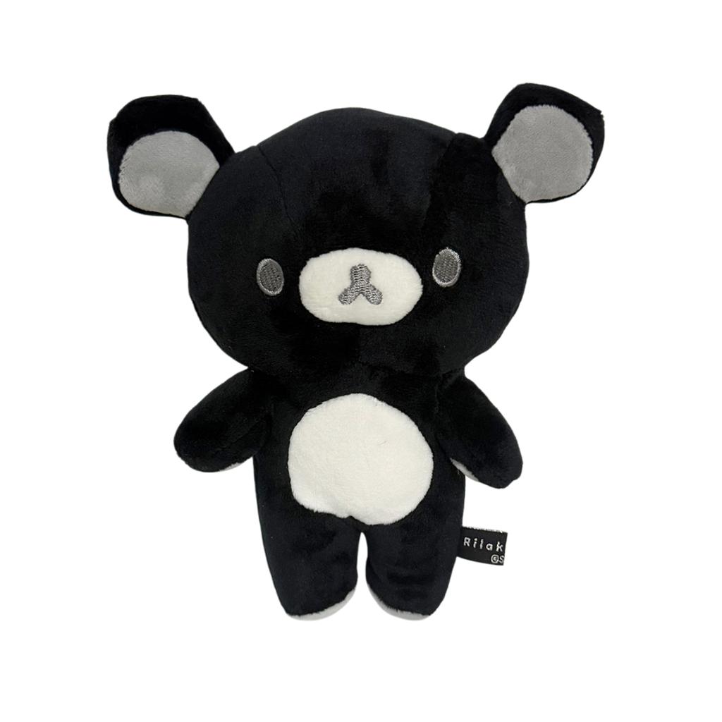 Black/White Rilakkuma Series Cartoon Plush Pillow Doll Teddy Bear Toy Kawaii Room Decor Cute Couple Bear Plushies Doll Xmas Gift