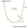 M081- Gold Long Necklace 80+5cm