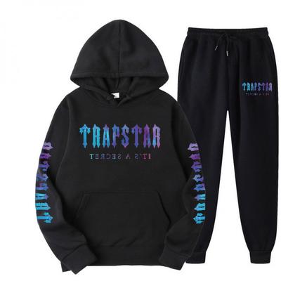 Set Hanorac Oversize cu Glugă și Pantaloni de Trening Streetwear Imprimați Femei Amestec de Bumbac Călduros Casual Îmbrăcăminte de Casă