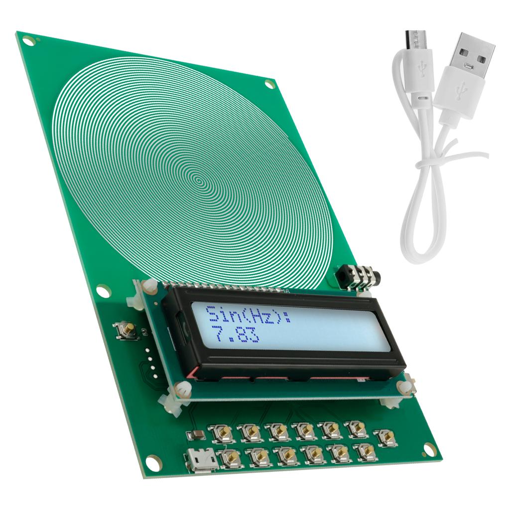 7.83Hz Schumann Waves Frequency Generator Adjustable 0.01Hz~30000Hz Signal Generator Sine Pulse Audio Resonator Type-C Interface