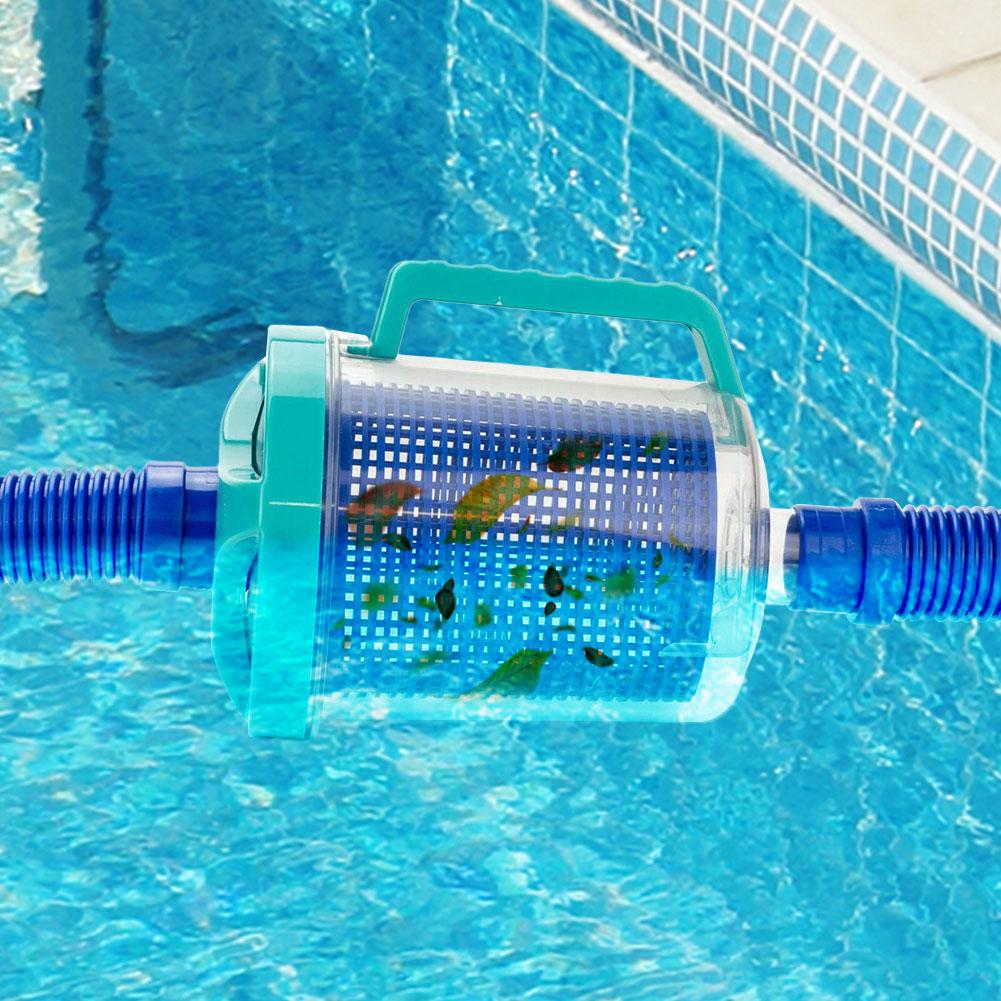 Inline Pool Leaf Canister Pool Leaf Catcher with 5 Skimmer Socks Pool Leaf Collector for W26705 Pentair R211084