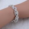 Women Jewelry Elegant Deluxe Crystal Bracelet Women Infinity Rhinestone Bangle