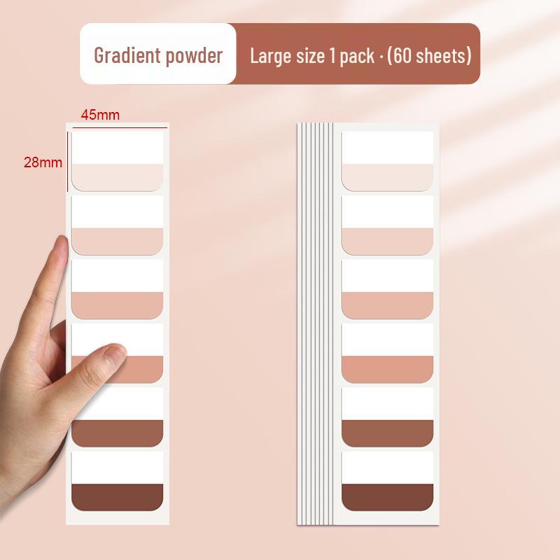 Morandi Writable Label Stickers: Post-it Notes Memo Pads