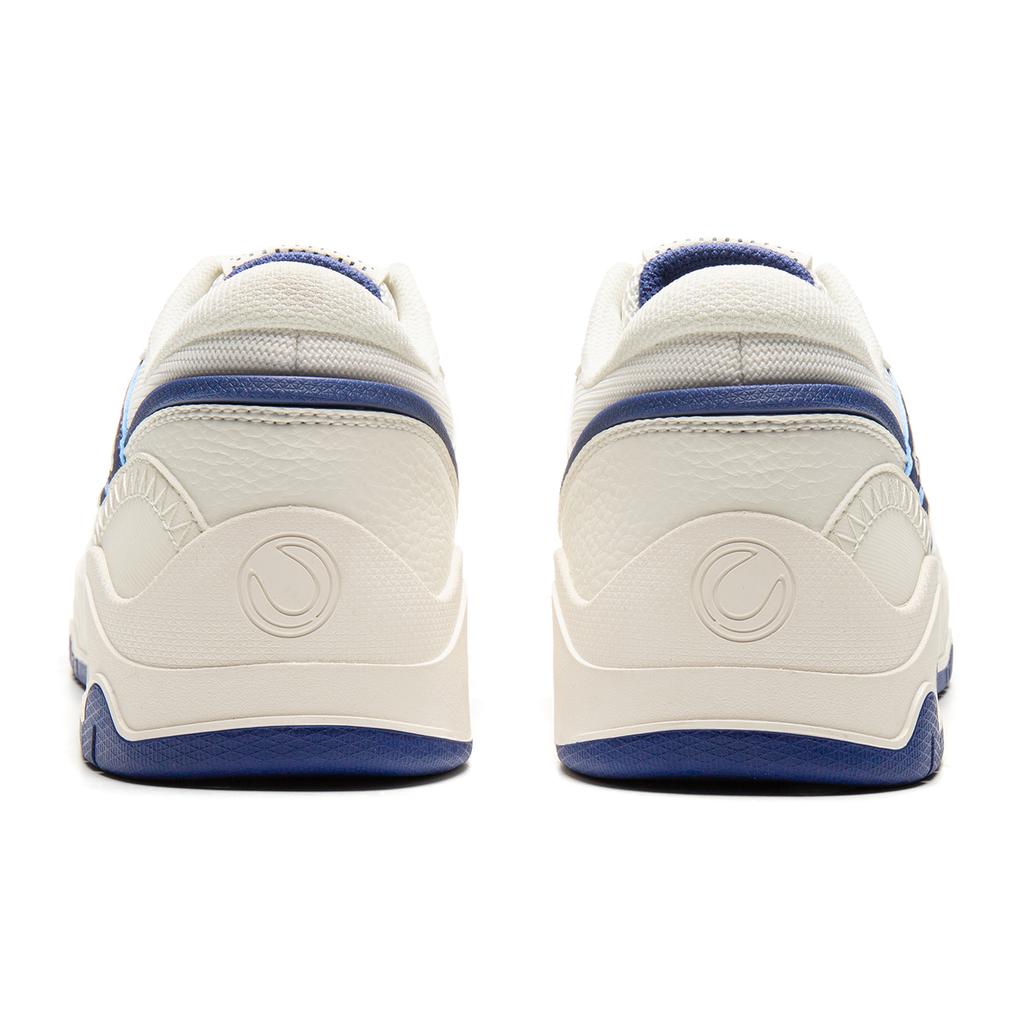 New LINING Moon White 3 Skateboard Shoes Men's Low Top White Blue AGCV077-8