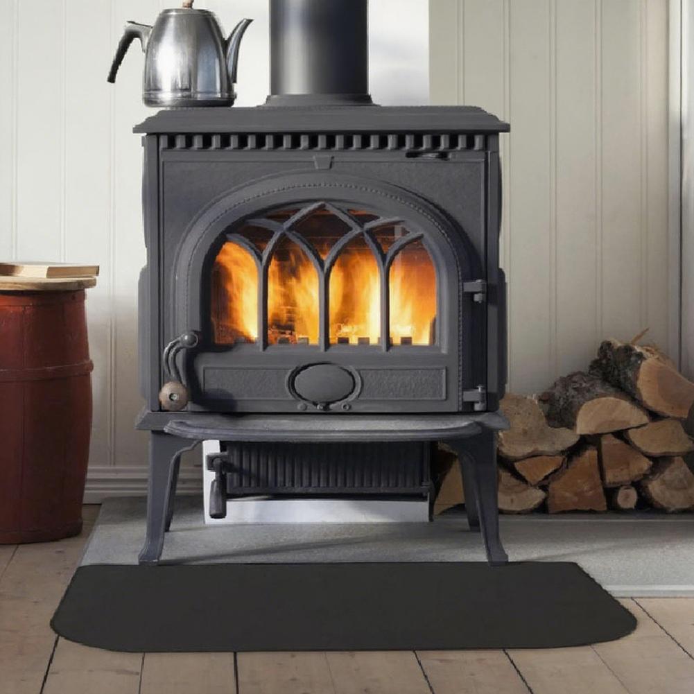 Fireplace Insulation Mat Protection High-heat Protection Fireproof Mat Versatile Applications Flame Retardancy