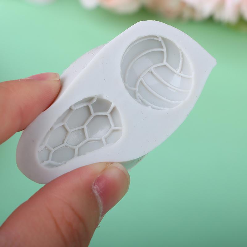 1Pc Basketball Baseball Volleyball Football Silicone Mold Diy Sugarcraft Cupcake Baking Mold Fondant Cake Decorating Tool