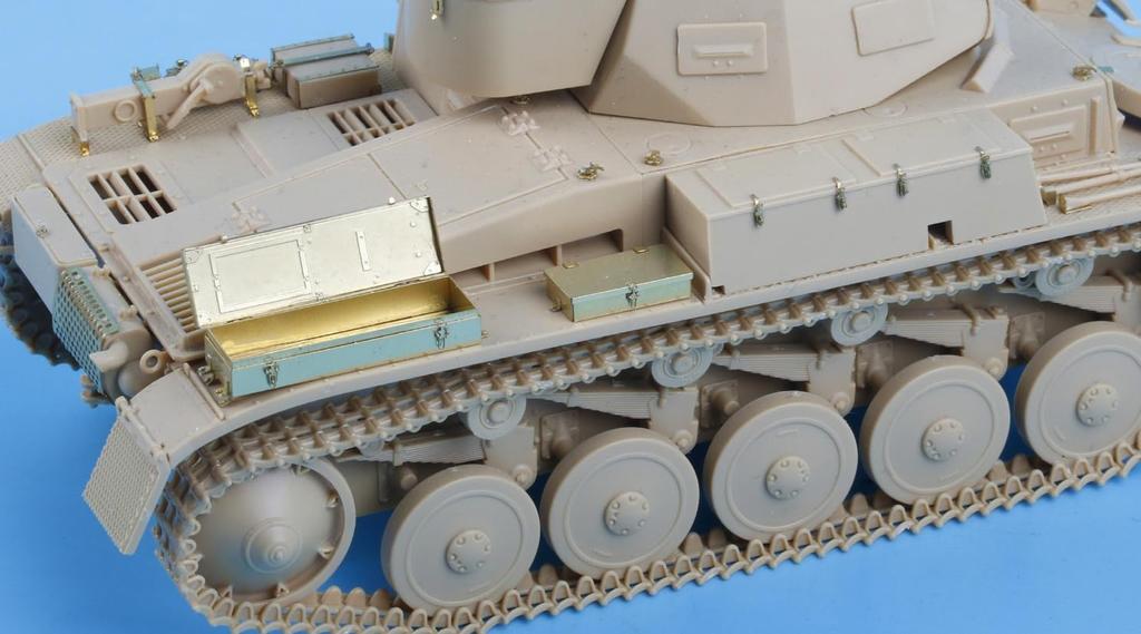 Tetra Model ME Serie Deutscher Panzer II F Plastikmodellteile ME3568 1/35 Ausf. (AC)