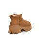 Ugg [Women] Chunky Heel Boots (Classic Ultra Mini New Heights) - Chestnut / 1158311Che