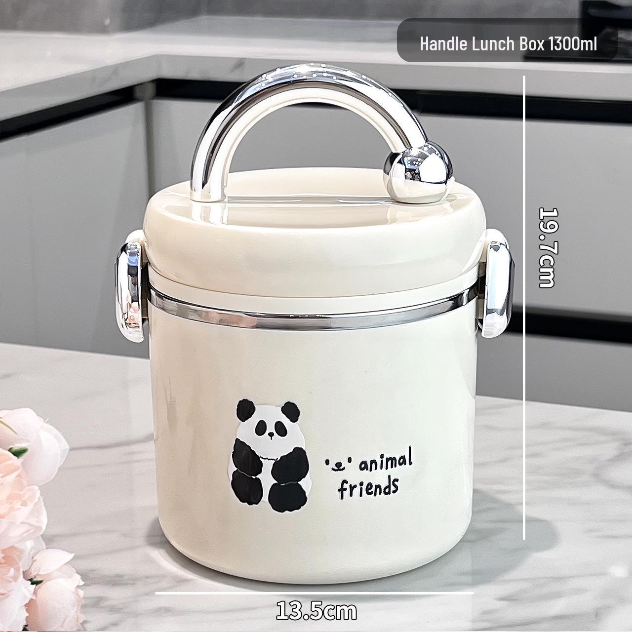 

304 Stainless Steel Insulated Microwaveable Lunch Box for Office Workers and Students